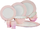 Миниатюра изображения товара Набор столовой посуды Lenardi Pink 108-362 (24пр)