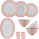 Миниатюра изображения товара Набор столовой посуды Lenardi Pink 108-362 (24пр)