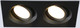 Миниатюра изображения товара Точечный светильник Ambrella TN1146/2 BK (черный)