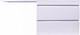 Миниатюра изображения товара Тумба с умывальником Symbolite Даллас 140 Люкс Plus + Даллас 140x48.2 (подвесная, правый, белый)