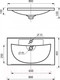 Миниатюра изображения товара Умывальник Misty Evva 80 D / Р-Евв14080-Д