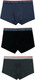 Миниатюра изображения товара Комплект мужских трусов Mark Formelle 411124-3 (р.102-112, гроза/графит/черный)