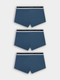 Миниатюра изображения товара Комплект мужских трусов Mark Formelle 411124-3 (р.86-96, шторм/шторм/шторм)