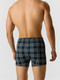 Миниатюра изображения товара Комплект мужских трусов Mark Formelle 411152-2 (р.110-120, клетка на черном/светло-зеленый)