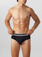 Миниатюра изображения товара Комплект мужских трусов Mark Formelle 411170-3 (р.90-100, черный/черный/черный)