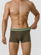 Миниатюра изображения товара Комплект мужских трусов Mark Formelle 411224-3 (р.98-108, табак/зеленый чай/алюминий)