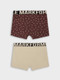 Миниатюра изображения товара Комплект мужских трусов Mark Formelle 411228-2 (р.94-104, бежевый/мечи на коричневом)