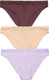 Миниатюра изображения товара Комплект женских трусов Mark Formelle 412344-3 (р.102, лиловый)