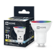 Миниатюра изображения товара Лампа INhome LED-JCDRC-RGBW-SMART 11Вт 230В Wi-Fi GU10 RGB-3000-6500К 990Лм (4690612050072)