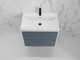 Миниатюра изображения товара Тумба с умывальником Symbolite Стокгольм 70 Classic Push 2 ящика + Andrea Classic 70x45x15.4 (подвесная, графит софт)