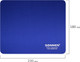 Миниатюра изображения товара Коврик для мыши Sonnen 220x180x3мм (синий)
