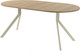 Миниатюра изображения товара Обеденный стол AMC Elite Е18(900) D1 (бежевый/дуб небраска натур)