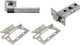Миниатюра изображения товара Комплект дверной фурнитуры Rucetti RAP 16-IND-S SN/CP без фиксатора