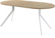 Миниатюра изображения товара Обеденный стол AMC Elite Е18(900) D1 (белый/дуб небраска натур)