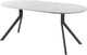 Миниатюра изображения товара Обеденный стол AMC Elite Е18(800) D1 (графит/мрамор кристалл)