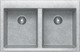 Миниатюра изображения товара Мойка кухонная Polygran Brig 790 (светло-серый)