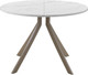 Миниатюра изображения товара Обеденный стол AMC Elite Е18(800) D1 (капучино/мрамор кристалл)