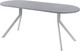 Миниатюра изображения товара Обеденный стол AMC Elite Е18(1200) D3 (серебро/бетон чикаго светло-серый)