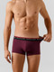 Миниатюра изображения товара Комплект мужских трусов Mark Formelle 411215-2 (р.90-100, винный/перчики на черном)