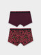 Миниатюра изображения товара Комплект мужских трусов Mark Formelle 411215-2 (р.98-108, винный/перчики на черном)