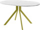 Миниатюра изображения товара Обеденный стол AMC Elite Е18(1200) D3 (золото/мрамор кристалл)