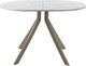 Миниатюра изображения товара Обеденный стол AMC Elite Е18(1200) D3 (капучино/мрамор кристалл)