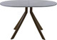 Миниатюра изображения товара Обеденный стол AMC Elite Е18(1100) D3 (коричневый/бетон чикаго светло-серый)