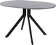 Миниатюра изображения товара Обеденный стол AMC Elite Е18(1200) D3 (черный/бетон чикаго светло-серый)