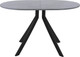 Миниатюра изображения товара Обеденный стол AMC Elite Е18(1200) D3 (черный/бетон чикаго светло-серый)