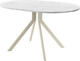 Миниатюра изображения товара Обеденный стол AMC Elite Е18(1100) D3 (бежевый/мрамор кристалл)