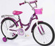 Миниатюра изображения товара Детский велосипед ZigZag Girl 18 / ZG-1834 (фиолетовый, разобранный, в коробке)