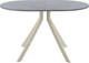 Миниатюра изображения товара Обеденный стол AMC Elite Е18(1100) D3 (бежевый/бетон чикаго светло-серый)