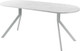Миниатюра изображения товара Обеденный стол AMC Elite Е18(1100) D3 (серебро/мрамор кристалл)