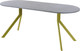 Миниатюра изображения товара Обеденный стол AMC Elite Е18(1100) D3 (золото/бетон чикаго светло-серый)