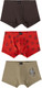 Миниатюра изображения товара Комплект мужских трусов Mark Formelle 411216-3 (р.90-100, хаки/маски на красном/дубовая кора)