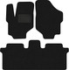 Миниатюра изображения товара Комплект ковриков для авто Alicosta 2302_1_PR-6 для Hyundai Trajet минивэн/АКПП 2004-2008 (ворс, черный)