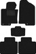 Миниатюра изображения товара Комплект ковриков для авто Alicosta 0577_1_PR-6 для Kia Optima III седан/TF 2010-2016 (ворс, черный)