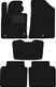 Миниатюра изображения товара Комплект ковриков для авто Alicosta 0579_1_PR-6 для Kia Optima IV седан/JF 2016-2020 (ворс, черный)