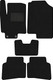 Миниатюра изображения товара Комплект ковриков для авто Alicosta 0591_1_PR-6 для Kia Rio X-Line I хэтчбек 5дв 2017-2021 (ворс, черный)