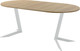 Миниатюра изображения товара Обеденный стол AMC Elite Е19(800) D1 (серебро/дуб небраска натур)