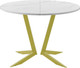 Миниатюра изображения товара Обеденный стол AMC Elite Е19(800) D1 (золото/мрамор кристалл)