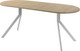 Миниатюра изображения товара Обеденный стол AMC Elite Е18(1200) D3 (серебро/дуб небраска натур)