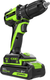 Миниатюра изображения товара Аккумуляторная дрель-шуруповерт Greenworks DD345 бесщеточная 24V / 3708307CUA (с АКБ 2Ач и ЗУ)