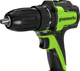 Миниатюра изображения товара Аккумуляторная дрель-шуруповерт Greenworks DD345 бесщеточная 24V / 3708307CUB (с АКБ 4Ач и ЗУ)