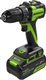 Миниатюра изображения товара Аккумуляторная дрель-шуруповерт Greenworks DD345 бесщеточная 24V / 3708307CUB (с АКБ 4Ач и ЗУ)