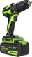 Миниатюра изображения товара Аккумуляторная дрель-шуруповерт Greenworks DD345 бесщеточная 24V / 3708307CUB (с АКБ 4Ач и ЗУ)