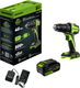 Миниатюра изображения товара Аккумуляторная дрель-шуруповерт Greenworks DD345 бесщеточная 24V / 3708307CUB (с АКБ 4Ач и ЗУ)