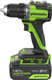 Миниатюра изображения товара Аккумуляторная дрель-шуруповерт Greenworks DD560 / 3708407CUB