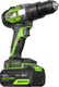 Миниатюра изображения товара Аккумуляторная дрель-шуруповерт Greenworks GD24DD60 бесщеточная 24V / 3704107CUB (с АКБ 4Ач и ЗУ)