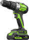 Миниатюра изображения товара Аккумуляторная дрель-шуруповерт Greenworks GD24DD60 бесщеточная 24V / 3704107CUC (с 2-мя АКБ 2Ач и ЗУ)